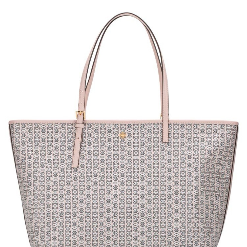 Tory Burch Pink Gemini Geo Tote Bag